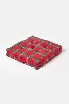 Cotton Edward Tartan Floor Cushion