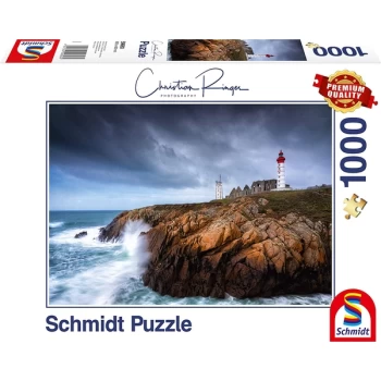 Christian Ringer: St. Mathieu Lighthouse Jigsaw Puzzle - 1000 Pieces