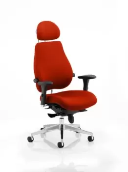 Chiro Plus Headrest Bespoke Colour Tabasco Orange