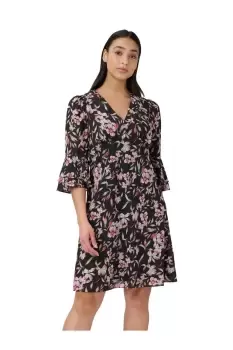 Floral Printed Bias Dress