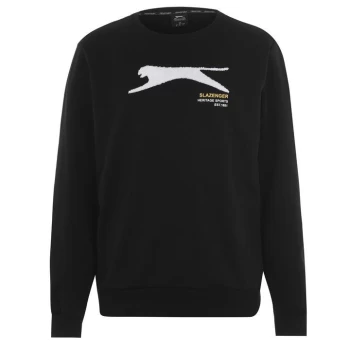 Slazenger Sports Sweatshirt Mens - Black