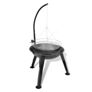 VidaXL BBQ Stand Charcoal Barbecue Hang Round