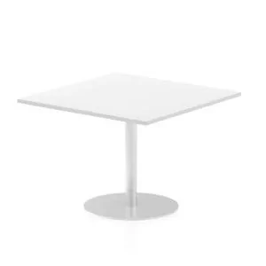 Italia Poseur Table Square 10001000 Top 725 High White