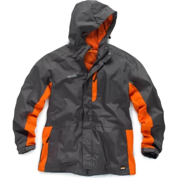 Scruffs Worker Jacket Graphite / Orange S