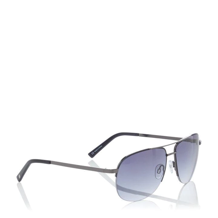 Dune 'Ontop' Aviator Sunglasses - blue