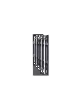 Beta Tools T19 5pc Chro- Combination Wrench Set Hard Tray for Roller Cab 22-32mm