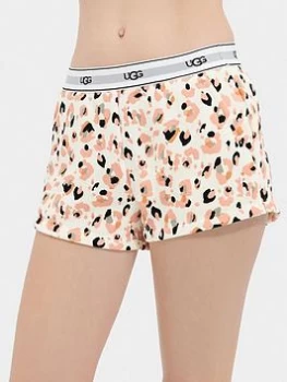 UGG Albin Shorts - Leopard Print, Leopard, Size S, Women