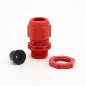 Wiska SPRINT GLP20 and RDE Cable Gland with reduction sealing insert and locknut Red - 10100638