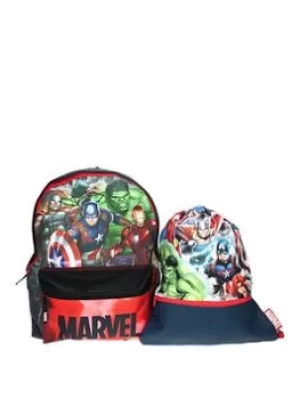 Marvel Avengers Marvel Avengers Backpack & Trainer Bag, One Colour