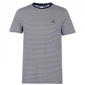 Pretty Green Stripe Tee - Navy/White