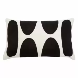 Interiors By Ph 50 X 30Cm Cushion Black/White