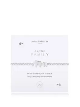 Joma Jewellery A LITTLE , FAMILY , Silver , Bracelet , 17.5cm stretch, Silver, Women