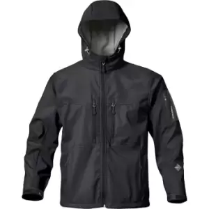 Stormtech Mens Premium Epsilon H2xtreme Water Resistant Breathable Jacket (L) (Black)