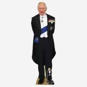 King Charles with Medals Lifesize Cardboard Cutout