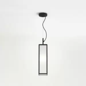 Astro Harvard Pendant Outdoor Pendant Box Light Textured Black