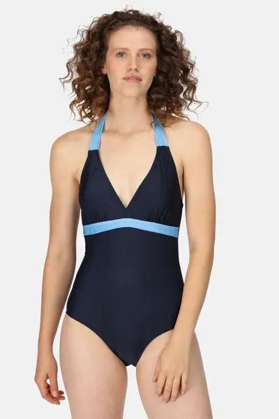 Regatta 'Flavia' Halter Neck Swimsuit Navy