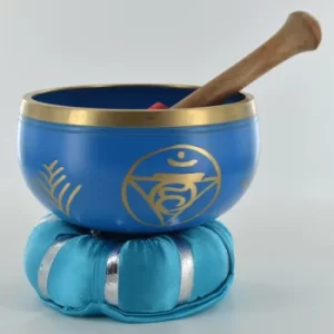 Throat Chakra Light Blue Singing Bowl