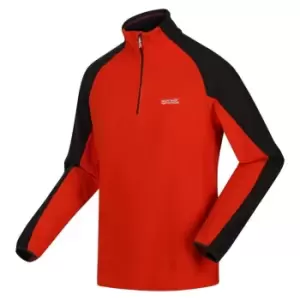 Regatta Elson II Half Zip Fleece - RustyOra/Ash