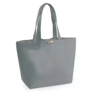 Westford Mill Organic Marina Tote Shopping Bag (20L) (One Size) (Grey)