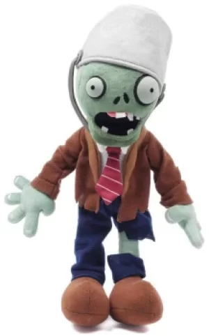 Plants vs. Zombies Buckethead Zombie Stuffed Figurine multicolor