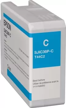 Epson SJIC36P Cyan Ink Cartridge