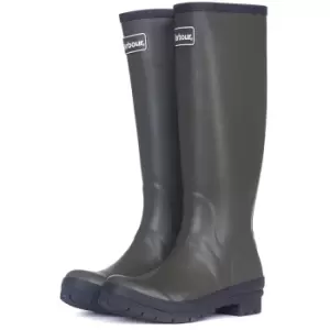 Barbour Abbey Womens Wellington Boots Olive 8 (EU42)