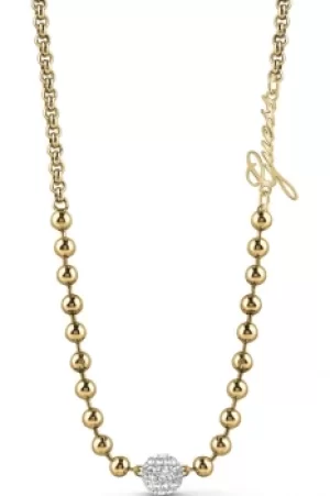 Ladies Guess Jewellery Pompom Necklace UBN78050