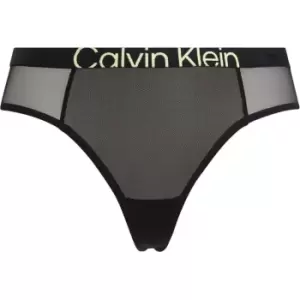 Calvin Klein FUTURE SHIFT Mesh Thong - Black