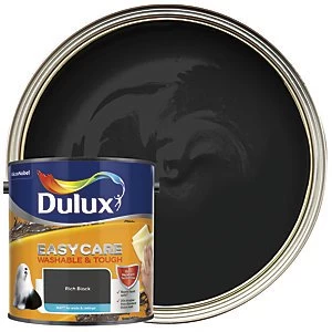 Dulux Easycare Washable & Tough Rich Black Matt Emulsion Paint 2.5L