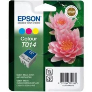 Epson Pink Flower T014 Colour Ink Cartridge