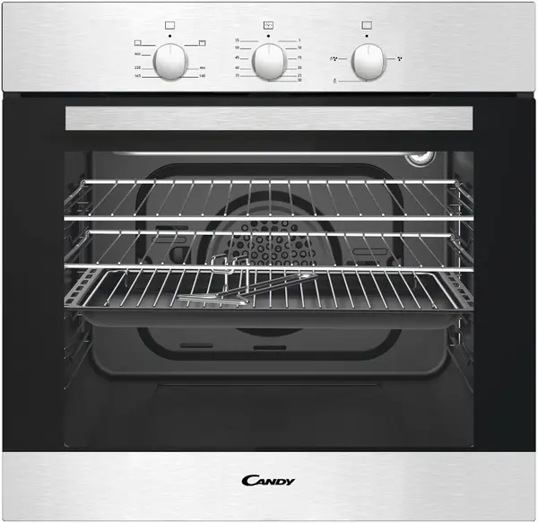 Candy OCGF12X Built In Gas Single Oven - Stainless Steel - A+ Rated