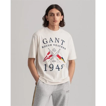 Gant Rough Weather T-Shirt - Beige