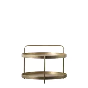 Crossland Grove Malmo Coffee Table Gold 65 X 65 X 50Cm