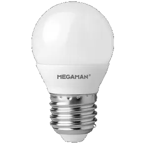 Megaman RichColour 5.5W LED ES/E27 Golf Ball Warm White 360° 470lm Dimmable - 142592