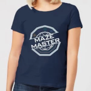 Crystal Maze Maze Master Womens T-Shirt - Navy - M