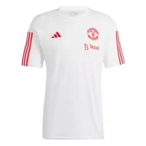 adidas Manchester United 2023 2024 Training Shirt Mens - White