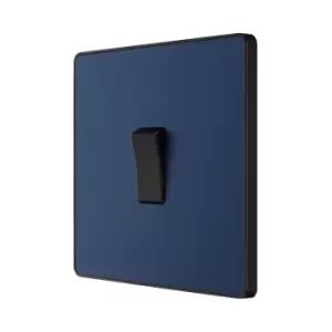 BG Evolve Matt Blue Single Intermediate Light Switch 20A 16Ax - PCDDB13B