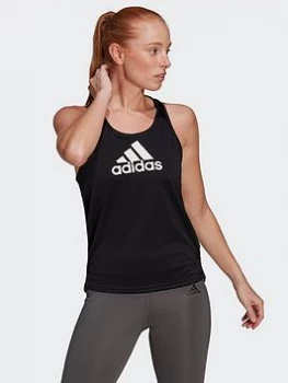 adidas Logo Tank Top - Black/White