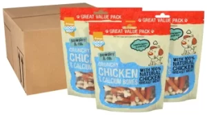 Good Boy Crunchy Chicken and Calcium Dog Bones 350g