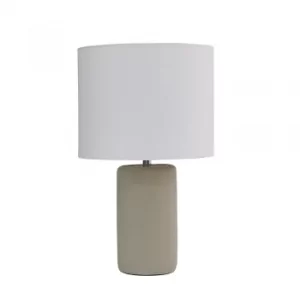 Austin Table Lamp with White Reni Shade