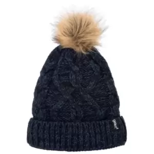 Gelert Twist Pom Pom Beanie - Blue