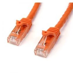 StarTech.com 15ft Orange Gigabit Snagless RJ45 UTP Cat6 Patch Cable