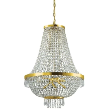 Ideal Lux Lighting - Ideal Lux Caesar - 12 Light Pendant Light Gold, G9