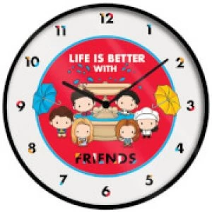 Friends Chibi Clock 10 Inch