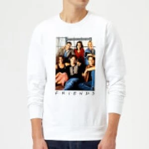 Friends Group Photo Sweatshirt - White - L