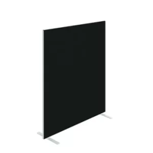 Floor Standing Screen 1400 x 1600mm Black KF90497