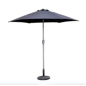 Sturdi Round 2.5m Aluminium Parasol (base not included) - Black