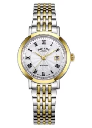 Rotary LB05421/01 Womens Windsor Two-Tone Watch