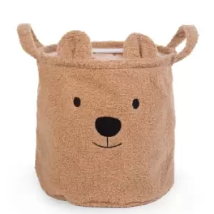 Childhome Teddy Bear Storage Basket Beige 30 x 30 x 30cm