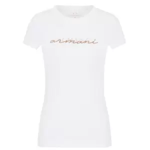 Armani Exchange Graphic t Shirt - White